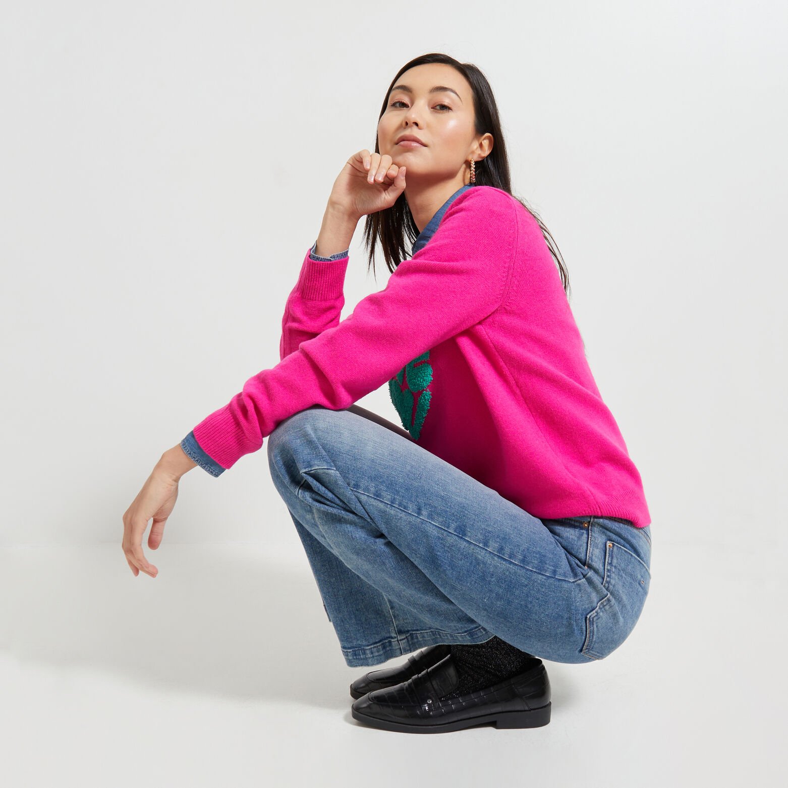Pull love femme