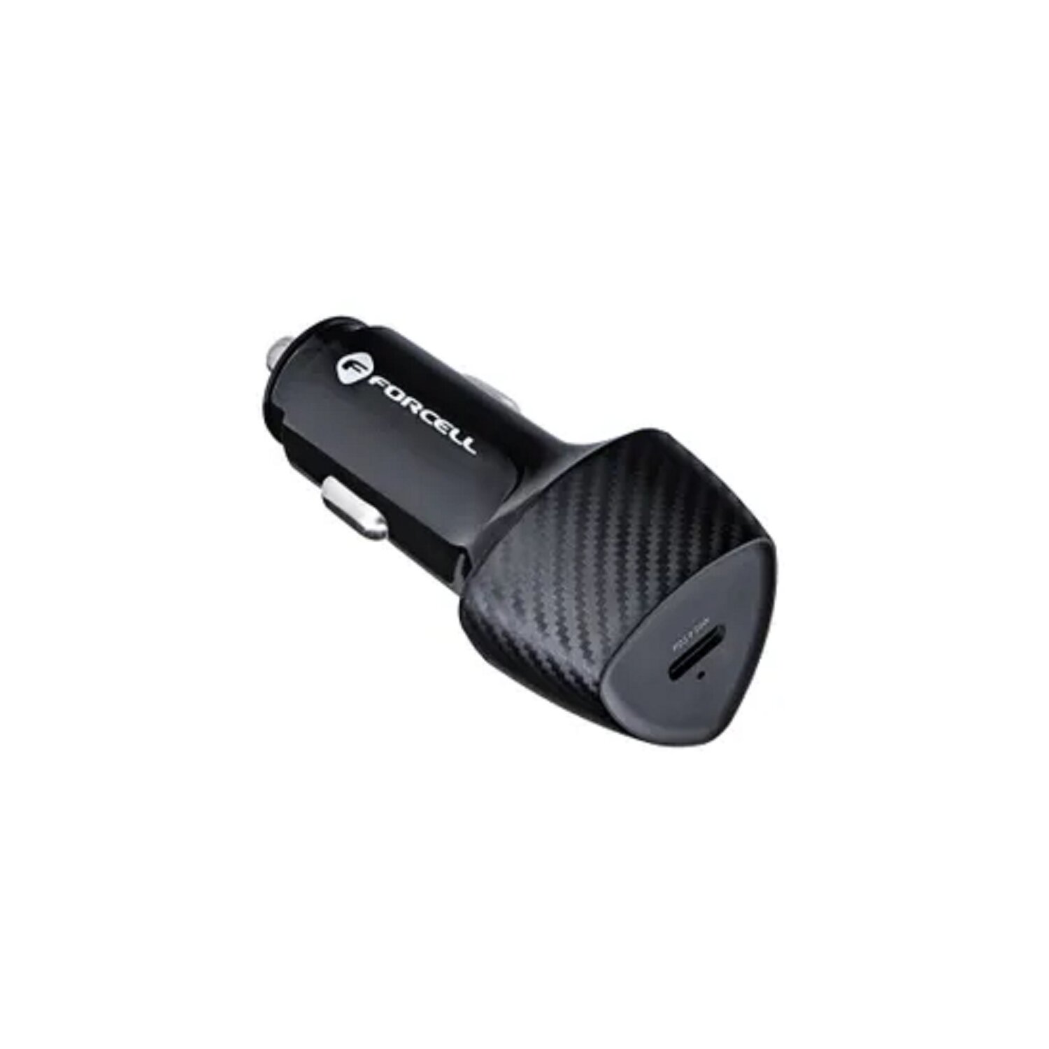 FORCELL Autoladegerät Typ C 20W + Kabel für Apple Lightning