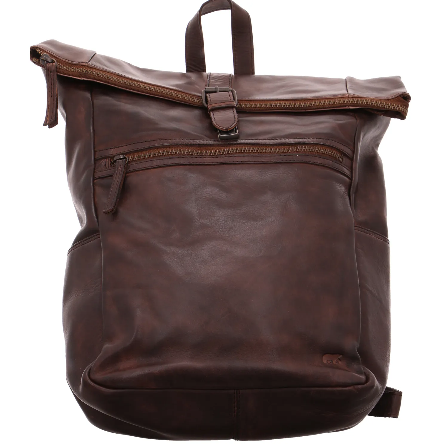 BEAR DESIGN Rucksack Braun Leder  mit Laptopfach