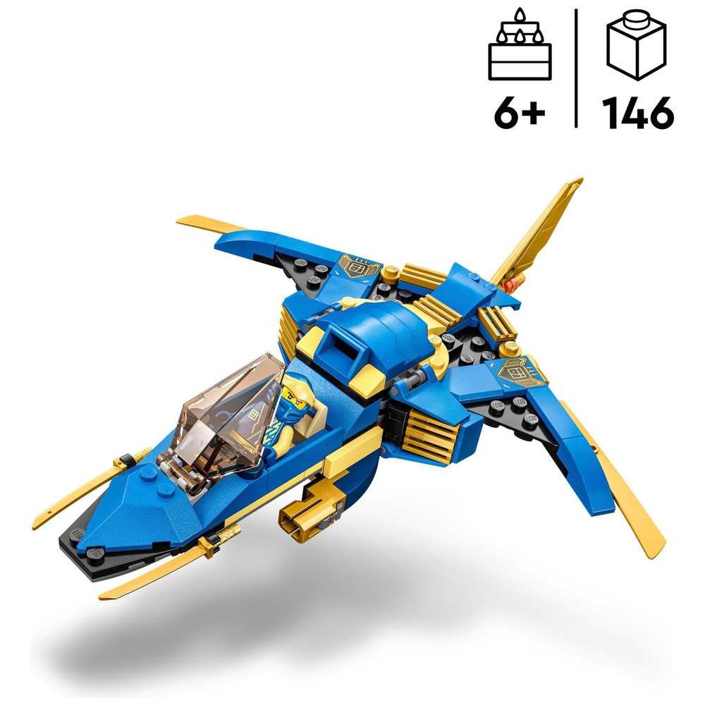 LEGO NINJAGO 71784 Jays Lightning Jet EVO Spielzeugflugzeug-Set