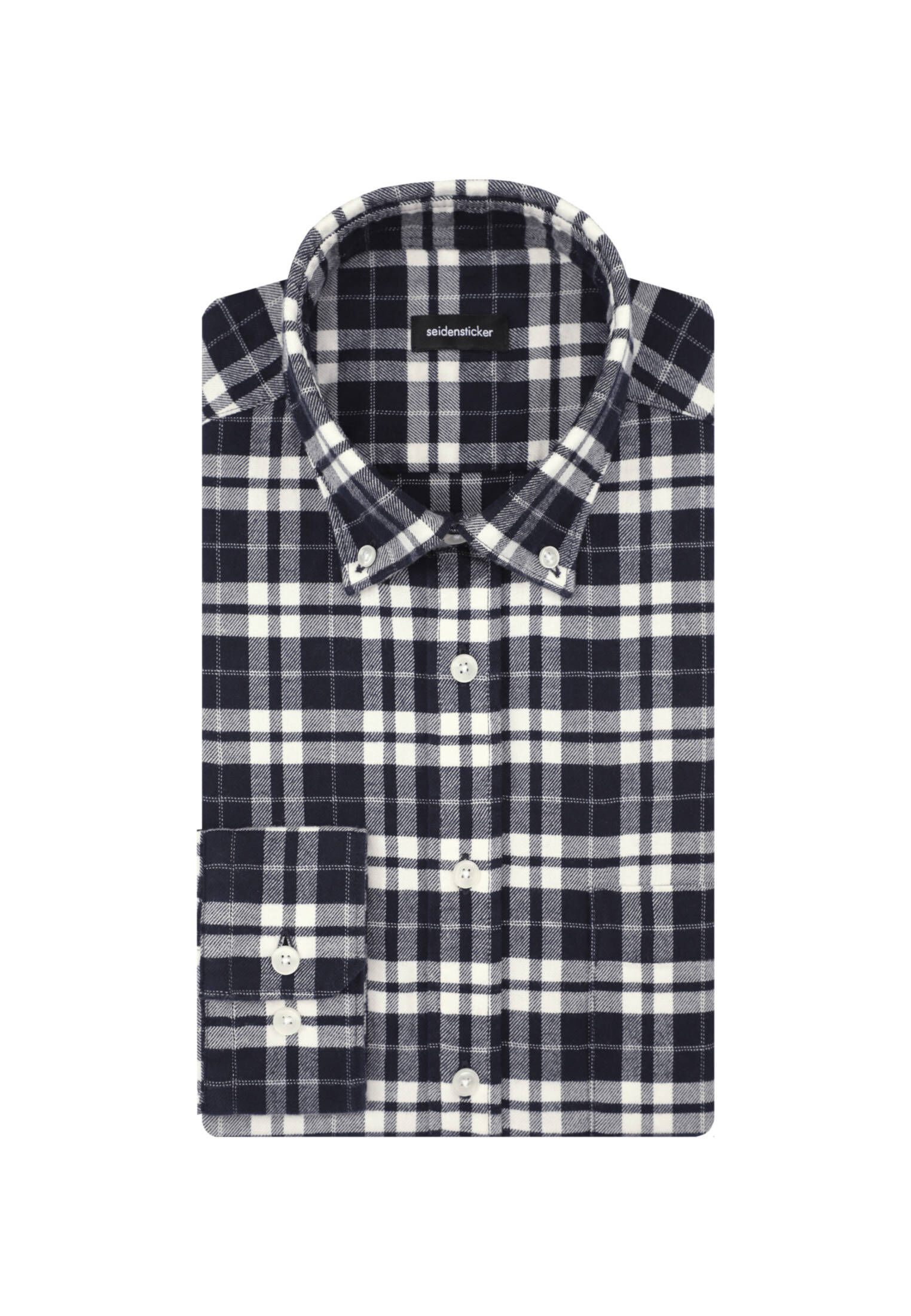 Seidensticker| Herren Casual Hemd Schwarze Rose