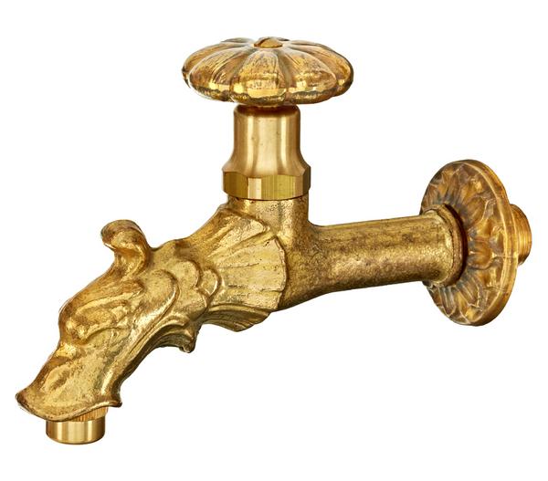 Dehner Nostalgie Messing Wasserhahn für
