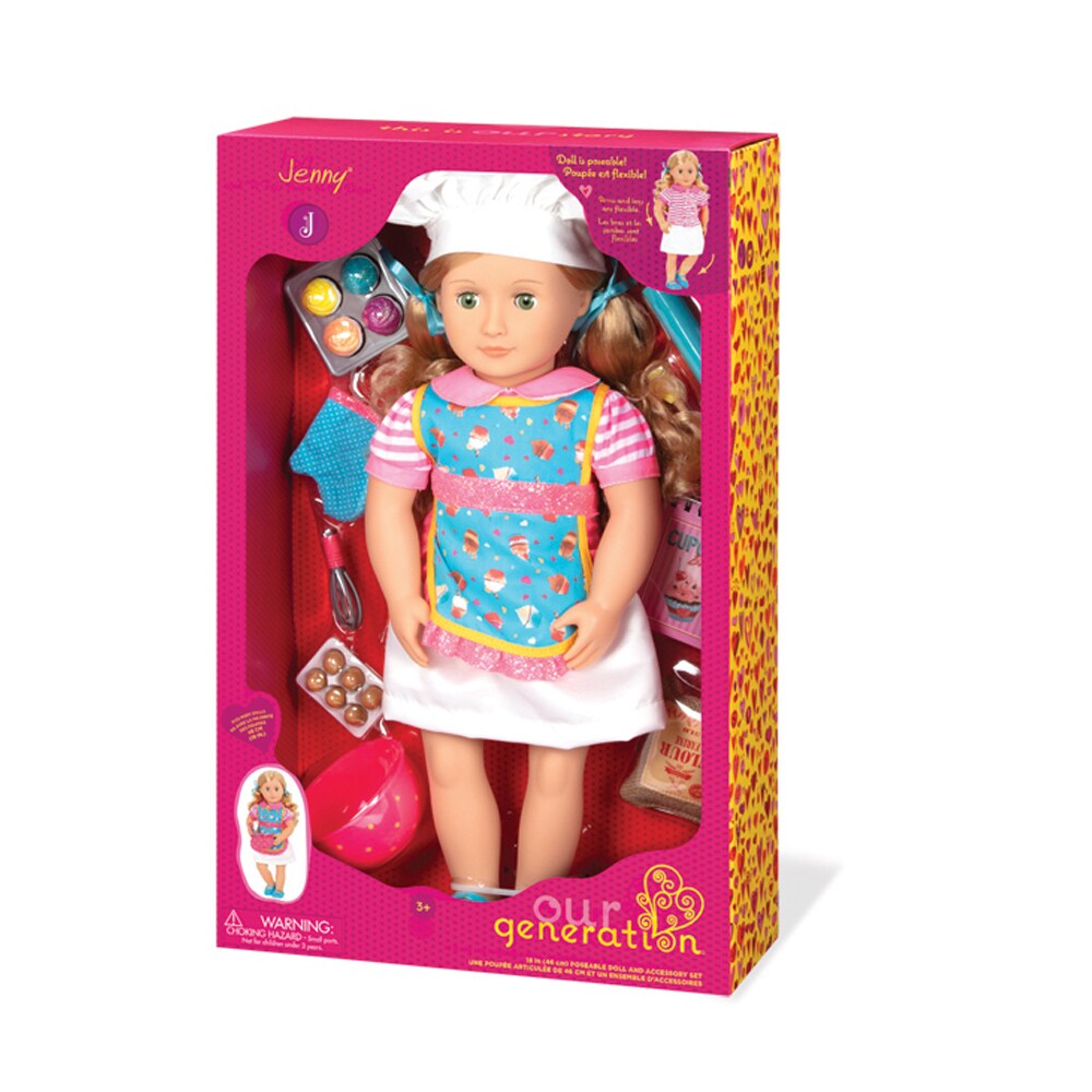 Our Generation Deluxe Puppe Jenny 46cm
