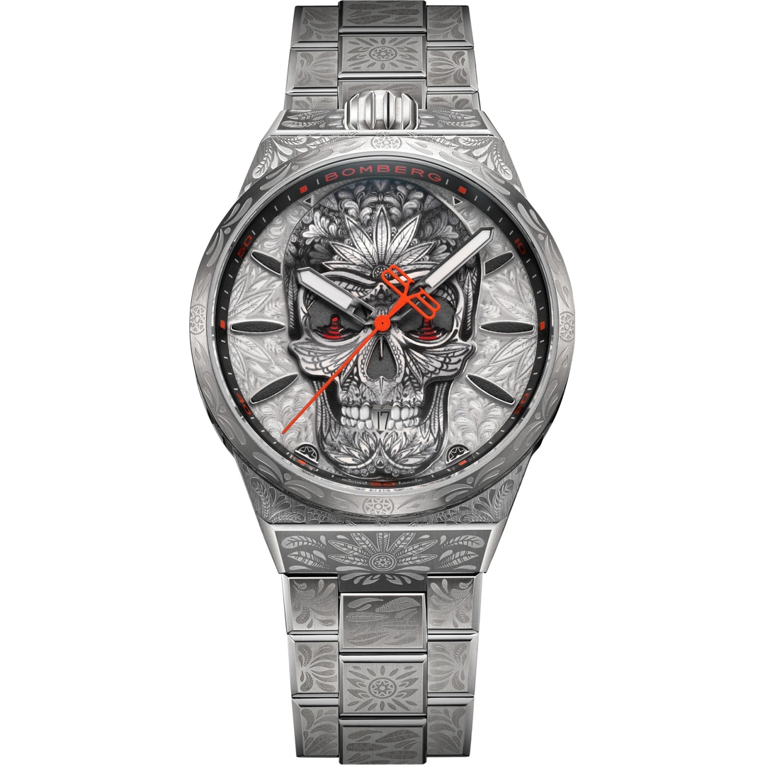 Bomberg Bolt-68 Neo Tattooed Skull Metal