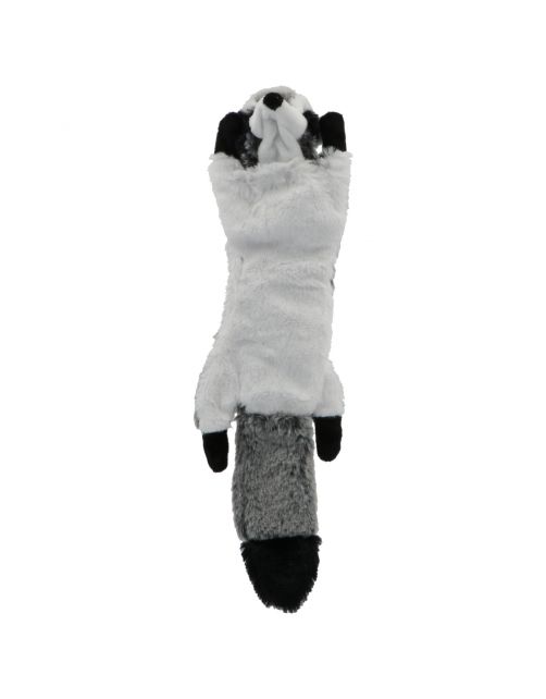 Adori Hondenspeelgoed Skinny Vos - Knuffel - 38 cm Grijs