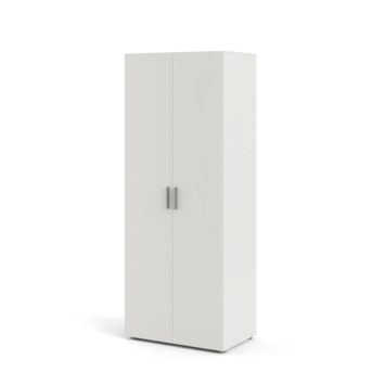 Kledingkast Pisa 2 deurs wit houtnerf 200x79x50 cm