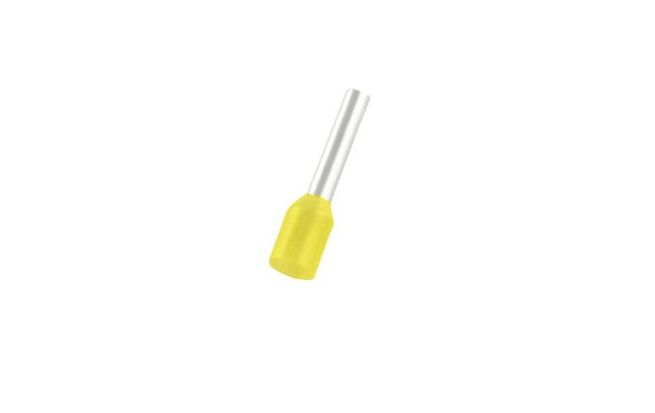 Aderendhülsen H1.0/14 Gelb, 500 StückAderendhülsen
