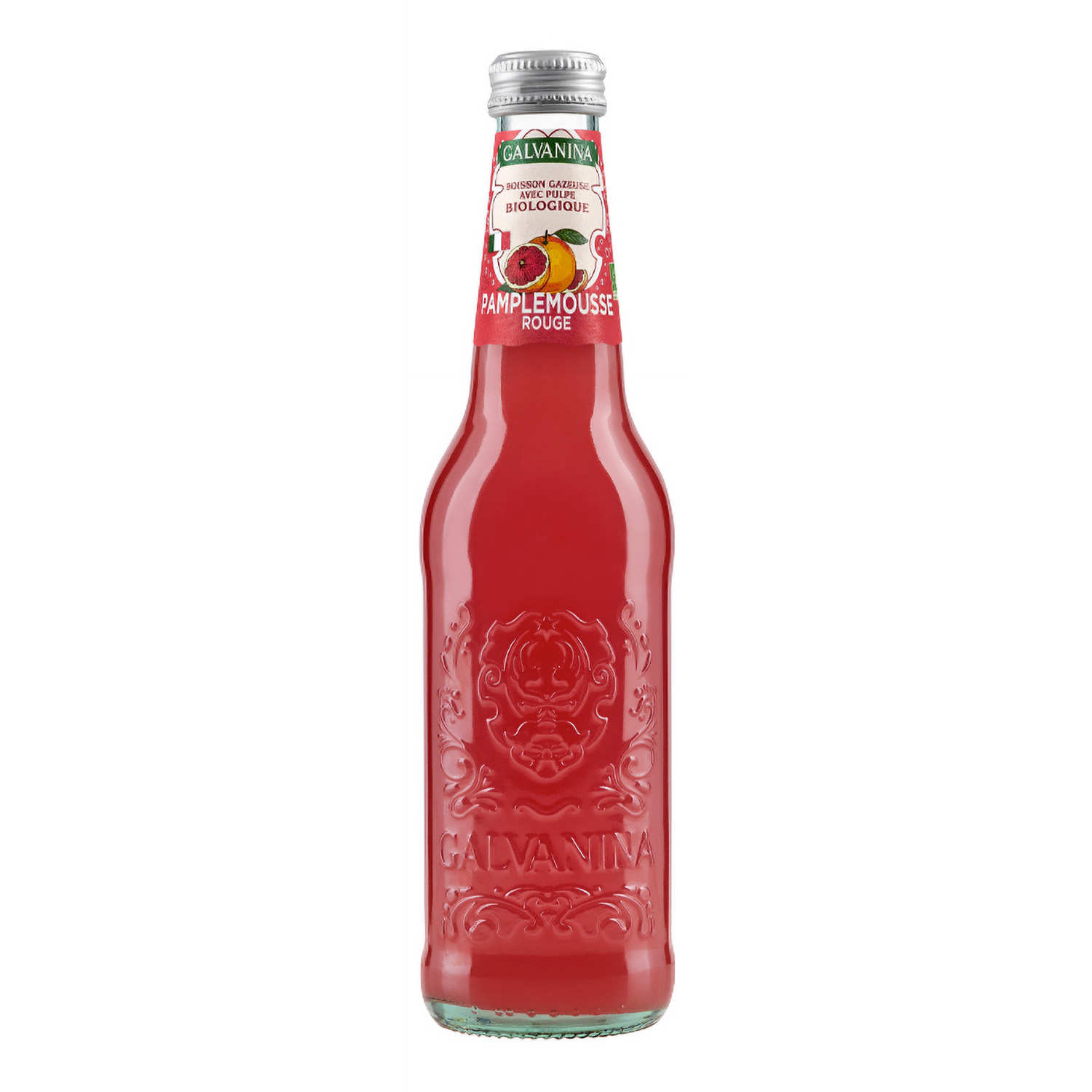 Galvanina Pamplemousse Rouge - Soda bio italien avec pulpe