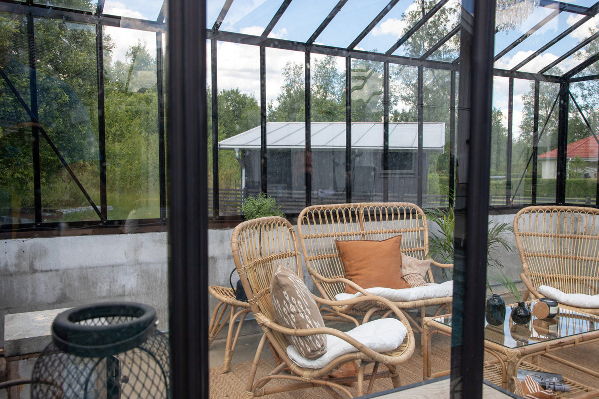 FjÃ´rd - Loungeset Naturel - Rotan - Ella