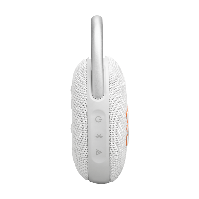JBL - Clip5 Portable Bluetooth Speaker - White