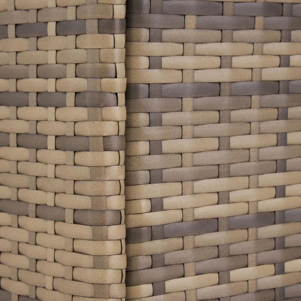 tectake - tuinset Porto 6   1 - wicker - natuurkleur