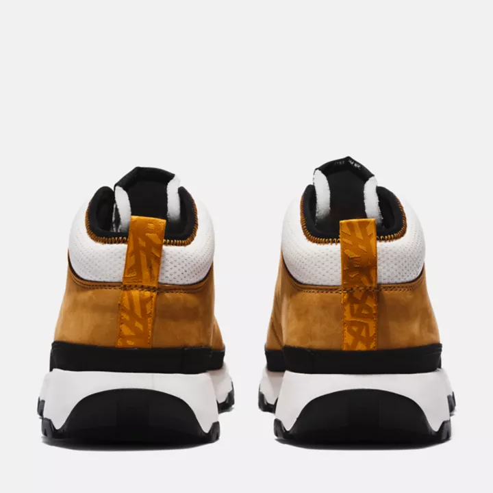 Basket en cuir Winsor Trail pour homme en jaune
