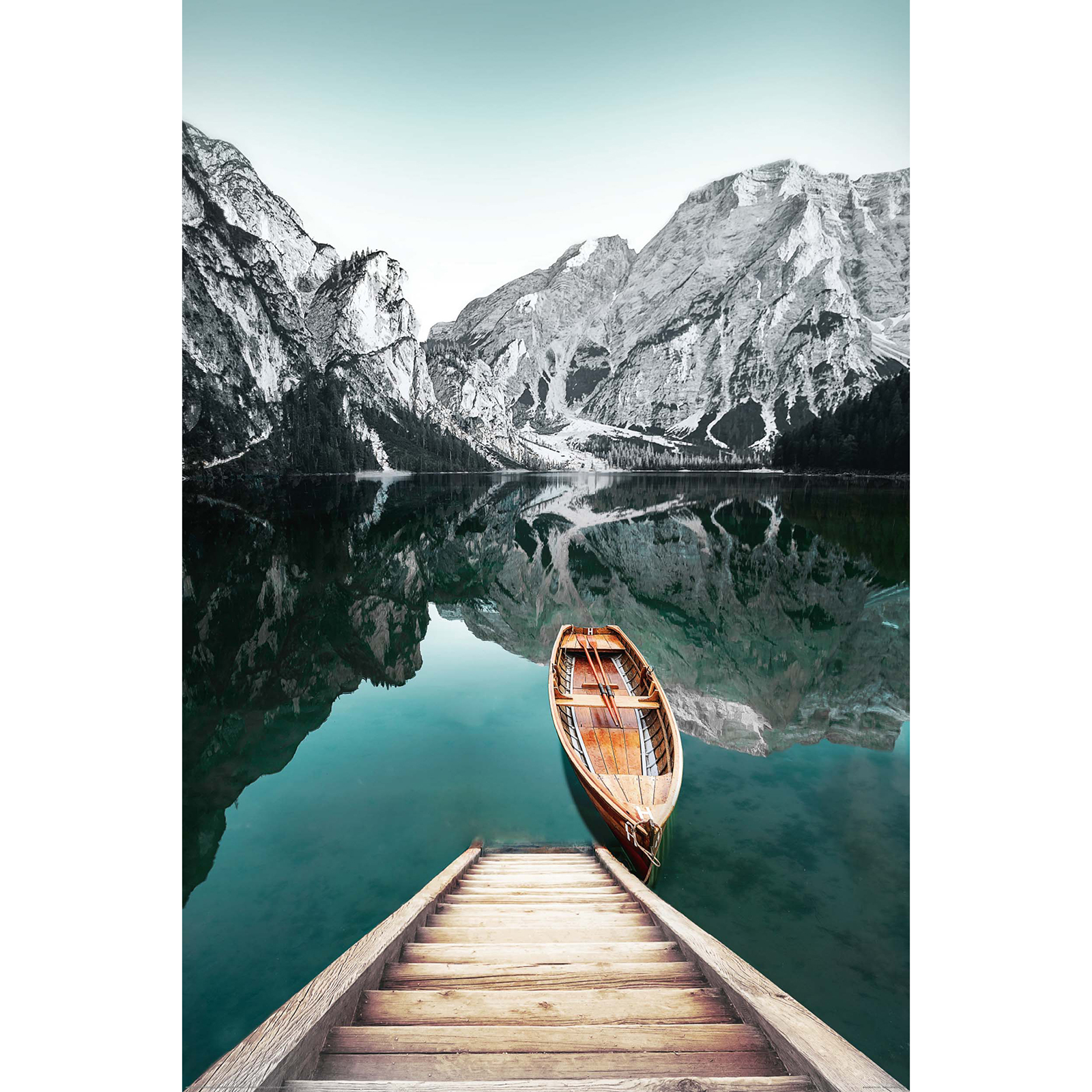 Deco Panel GLACIER MOUNTAIN LAKE - 60x90 cm