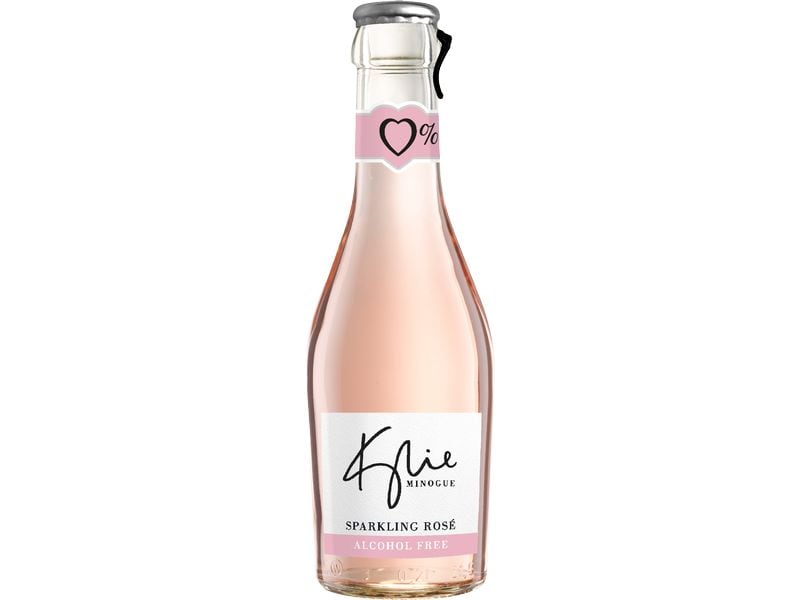 Kylie Minogue Wines 0% Sparkling Rosé 20 cl Flasche Ein prickelnder Genuss ohne Alkohol