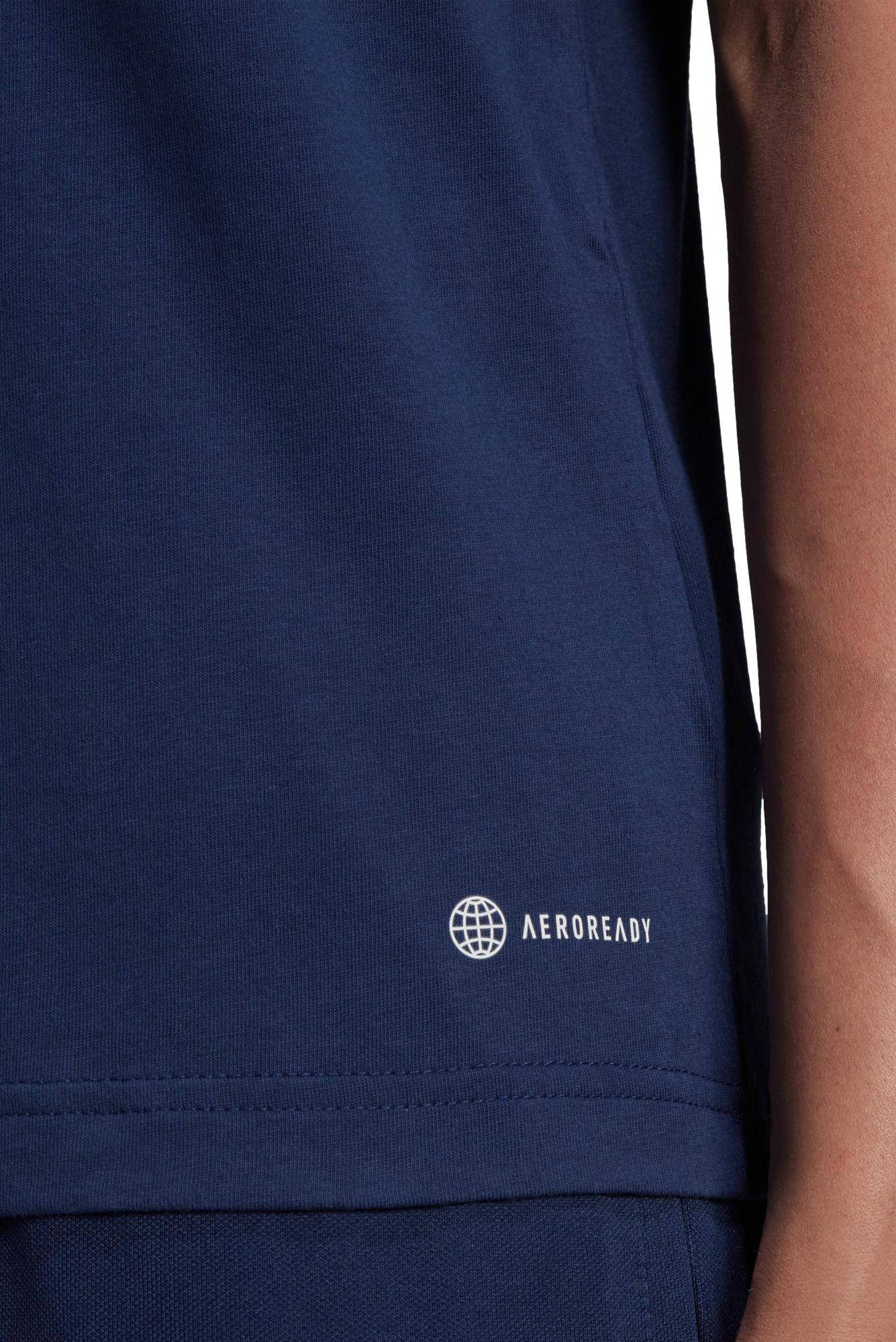 adidas senior voetbalshirt donkerblauw
