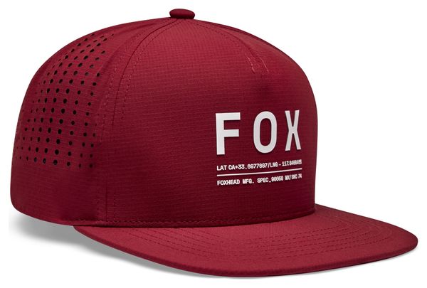 Casquette Fox Snapback Non Stop Tech Bordeaux