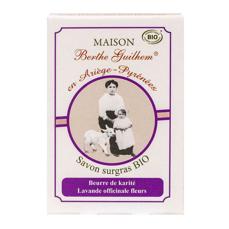 Savon surgras bio beurre karité lavande officinale 100g