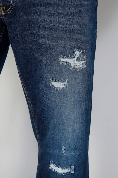 Boston Park Jeans, Bauchfit, 5-Pocket, leicht destroyed, bis 41