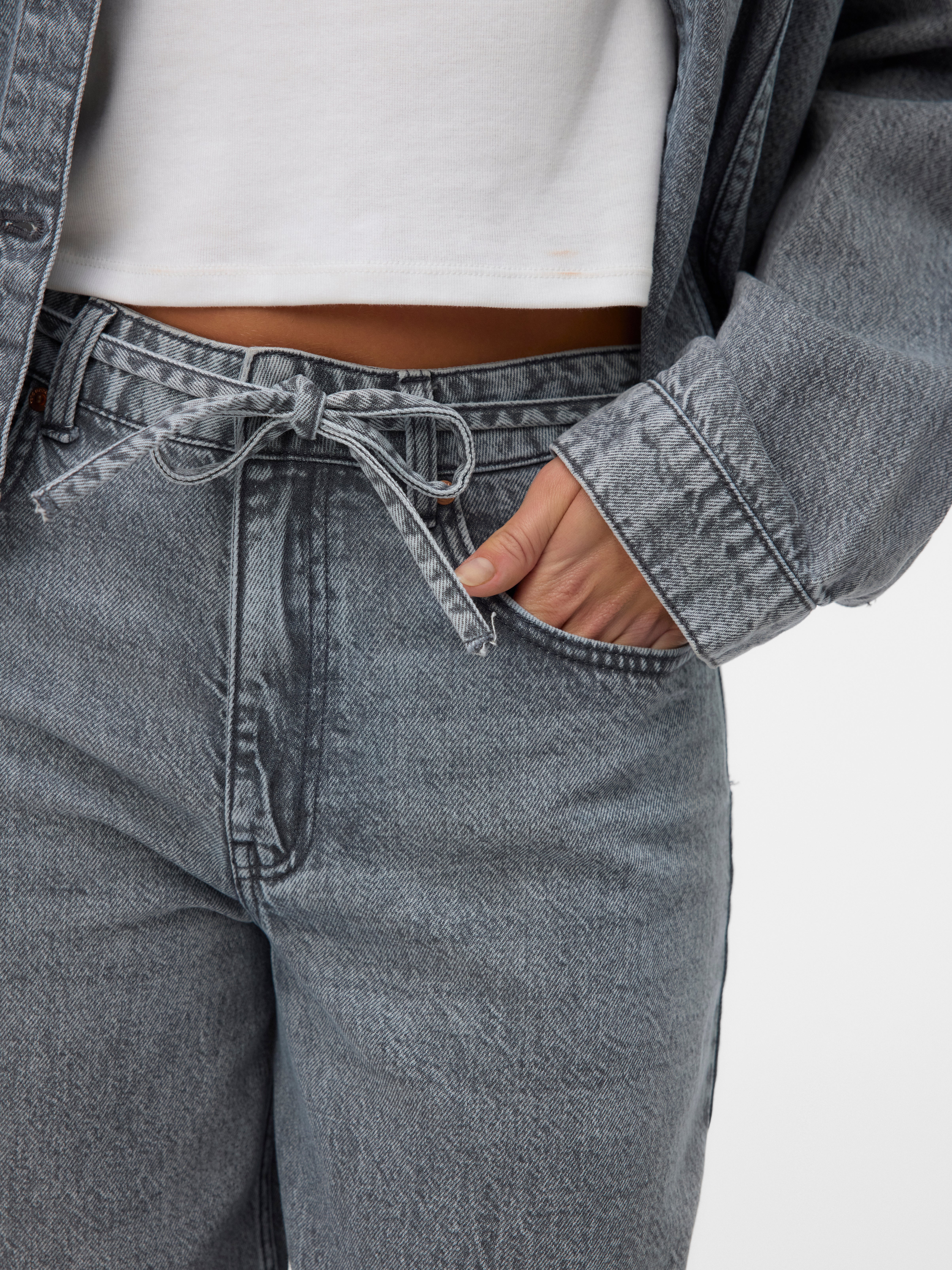 VMESTELLE High rise Barrel fit Jeans