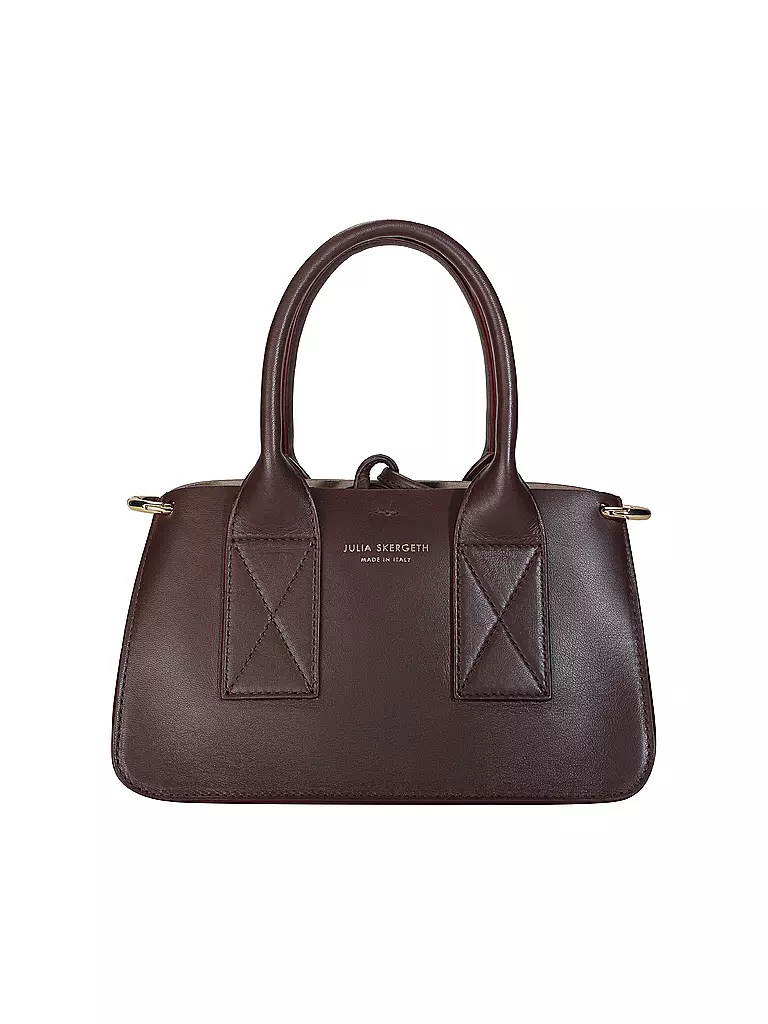 JULIA SKERGETH Ledertasche - Shopper Small dunkelrot