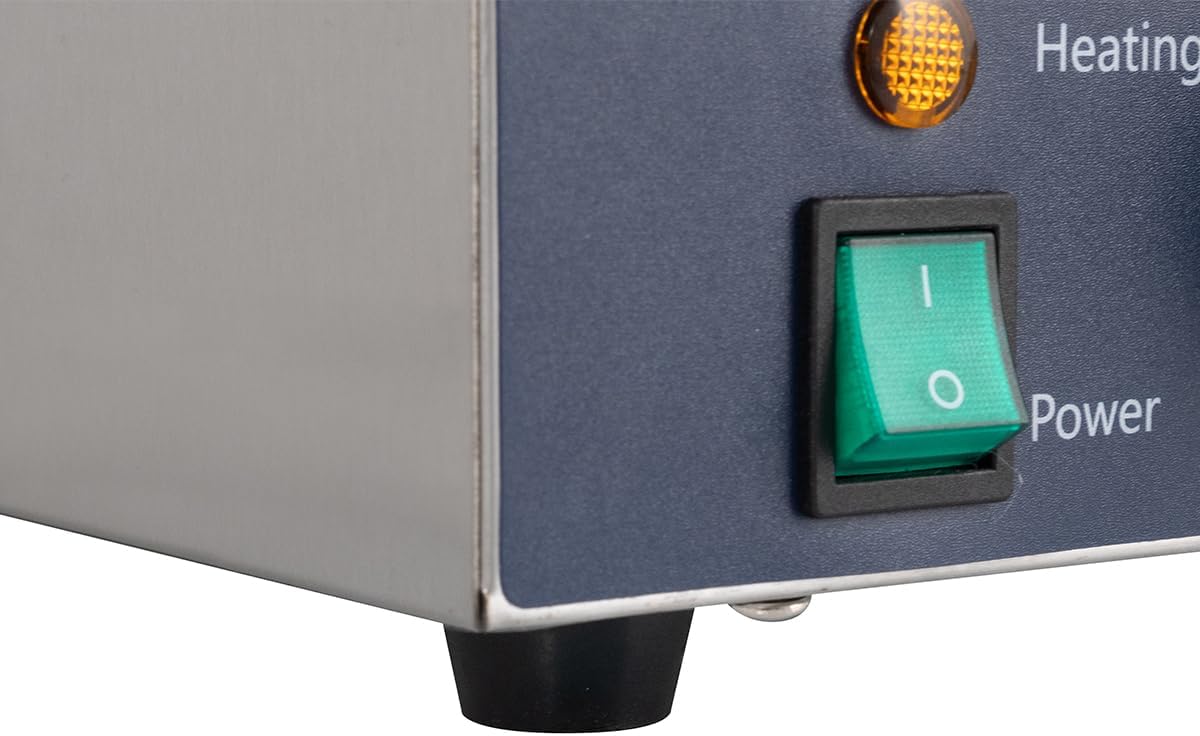Doppel-Waffeleisen rund I Waffelautomat für Gastronomie I waffle maker Ø180 mm I Mit Temperaturregler und Signalleuchte I Für Restaurants und Cafés
