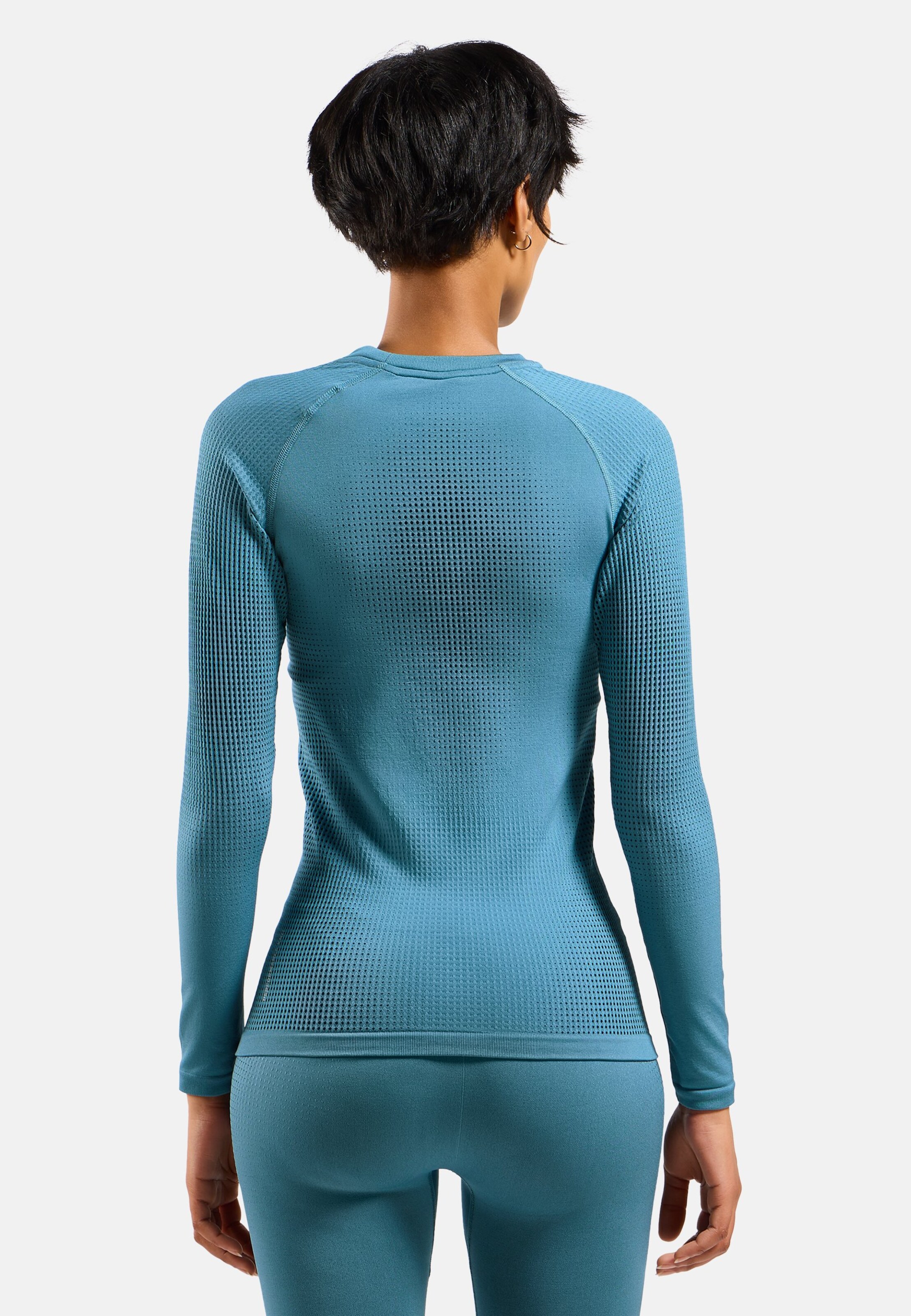 Performance Warm Base Layer Langarmshirt in provincial blue