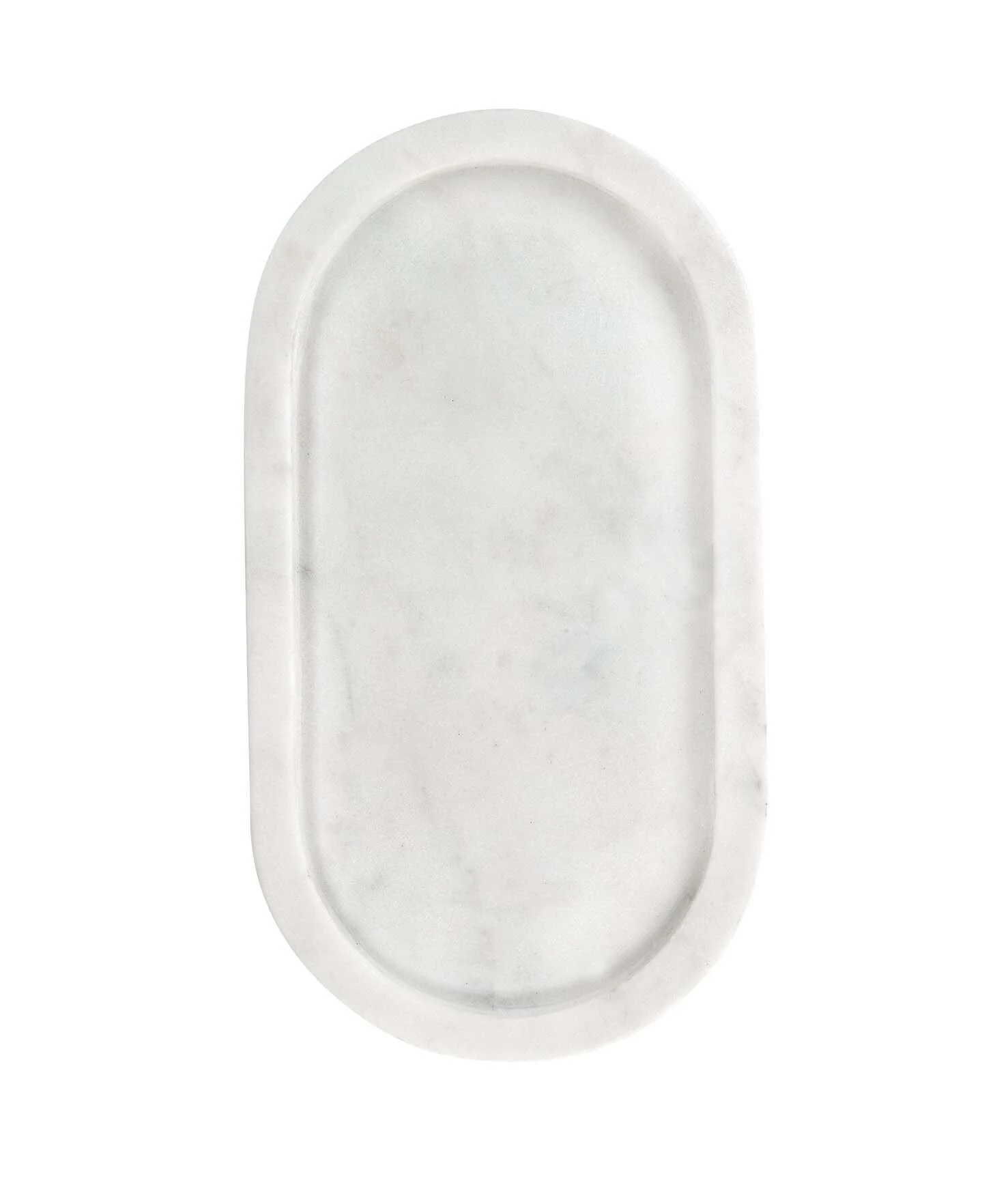 Miss Étoile  Oval marmorbakke, hvid - 28x15 cm