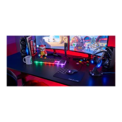 G-LAB Gallium - clavier gamer filaire + souris filaire + casque + tapis
