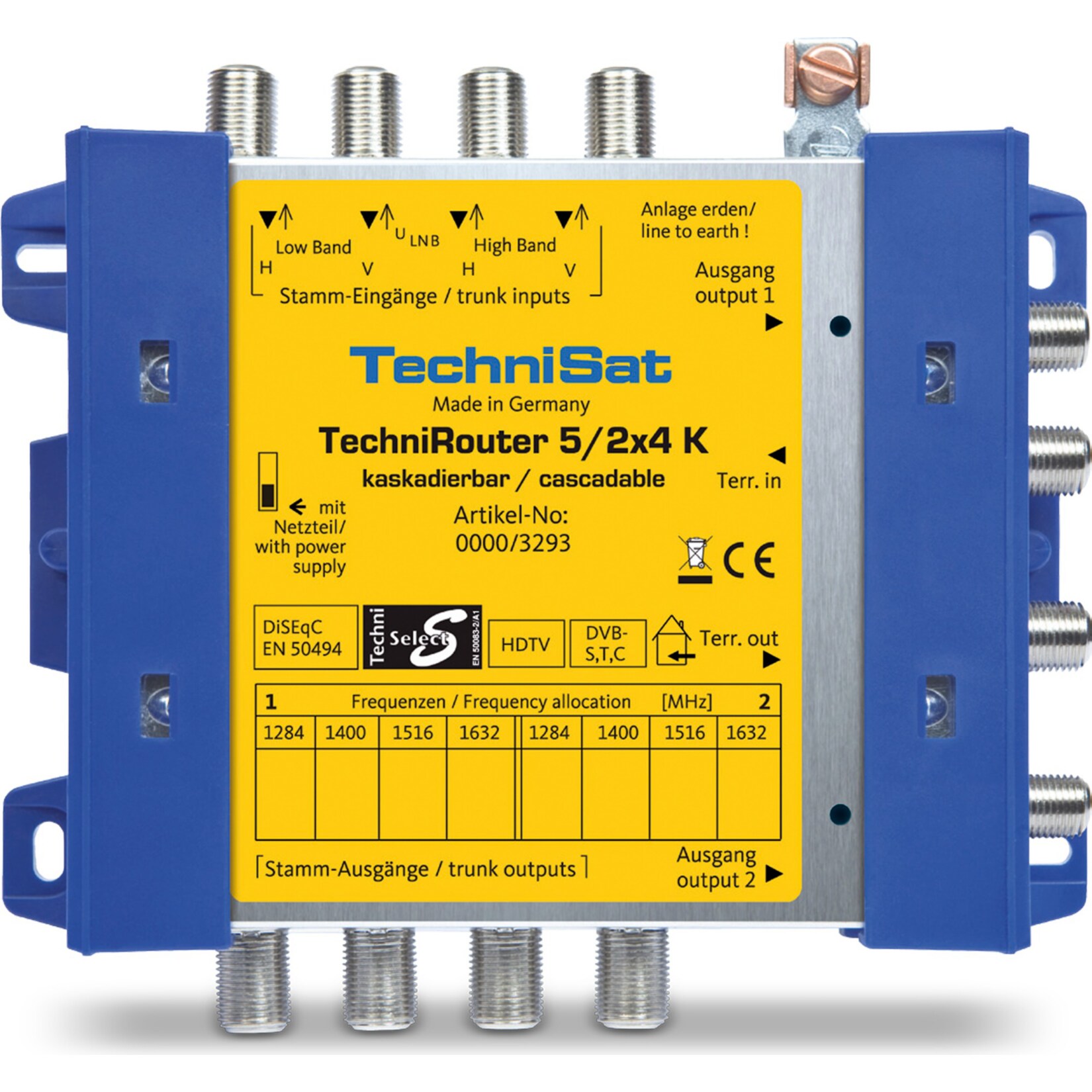 TechniSat Multischalter TECHNIROUTER 5/2X4 G-R