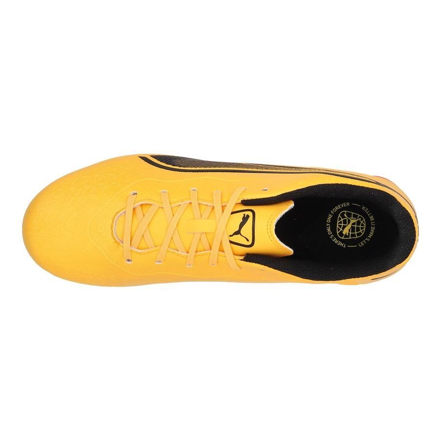 PUMA King Match FG/AG Forever Faster - Sun Stream/Noir/Crépuscule Enfant