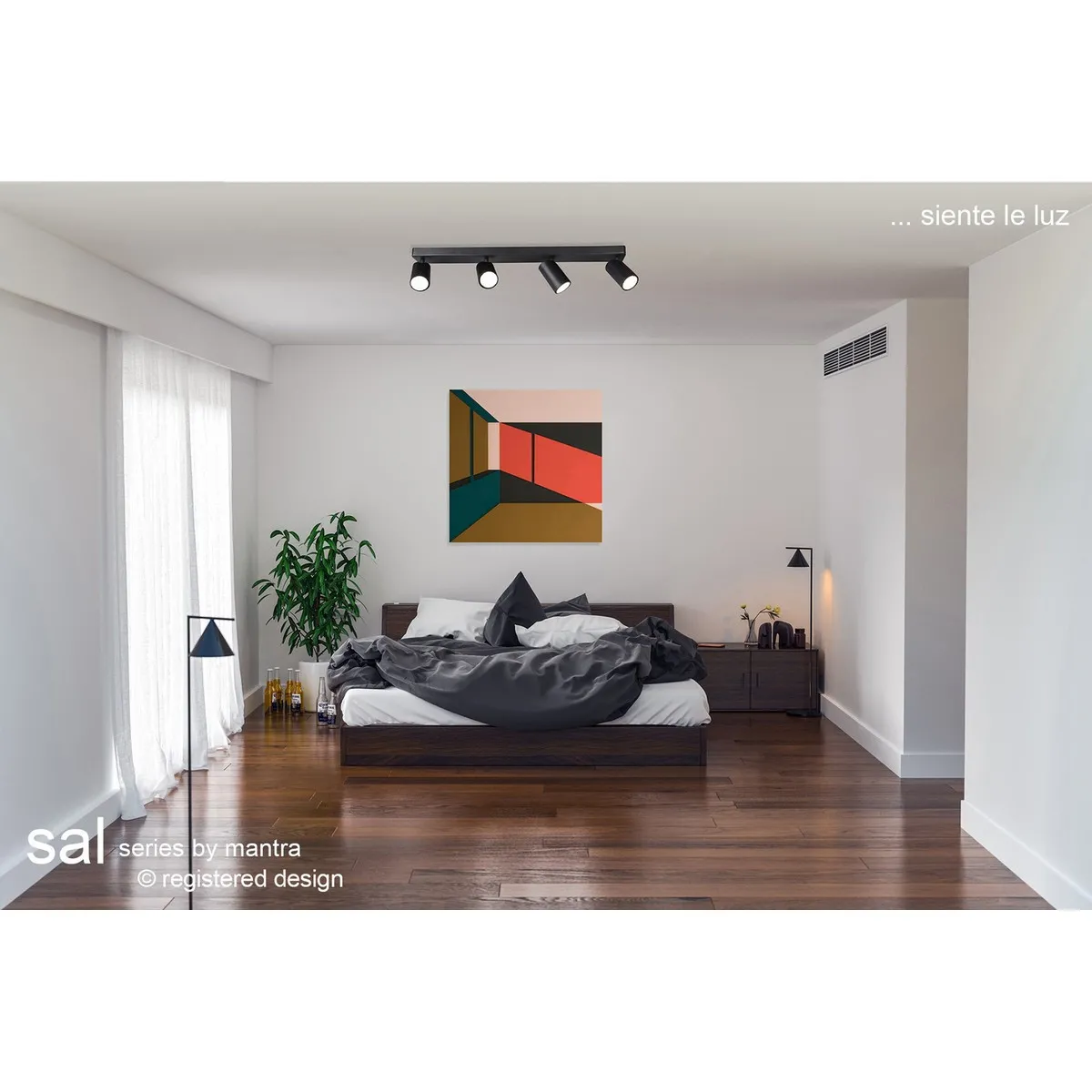 INSPIRED Lampadaire Sal Sable Noir