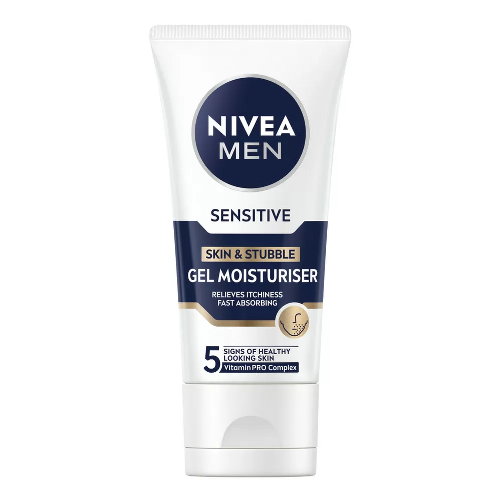 Nivea Men Sensitive Skin & Stubble Gel Moisturiser - 50 ml.