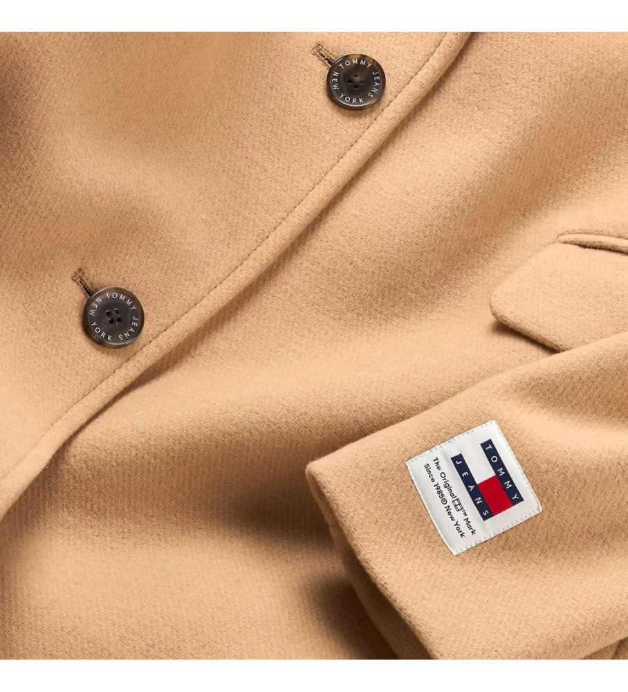 Casaco de lã marrom Tommy Jeans