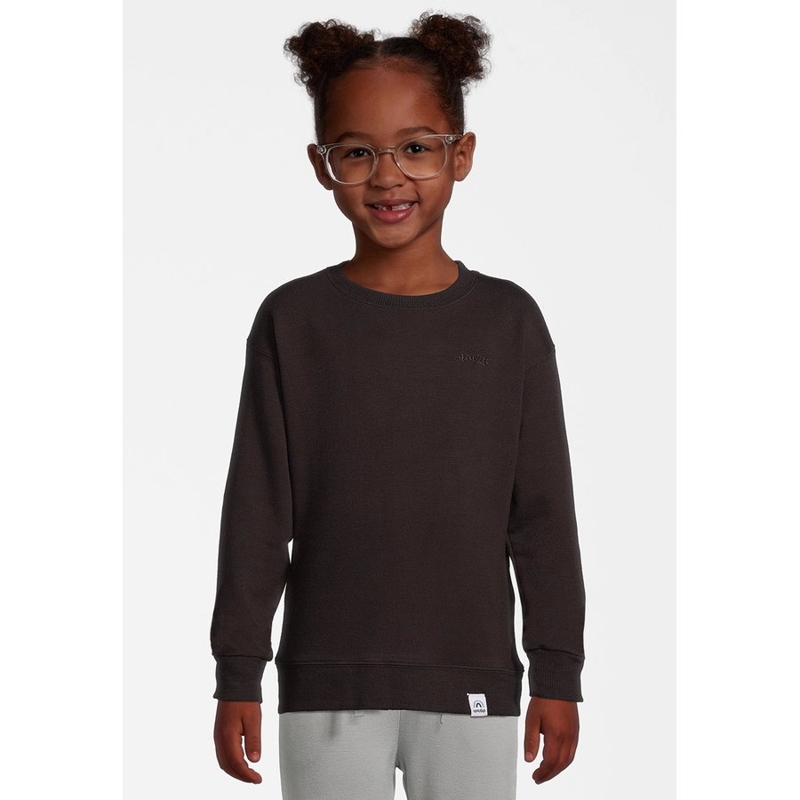 New Life Sweatshirt Crew Neck Pullover Schwarz