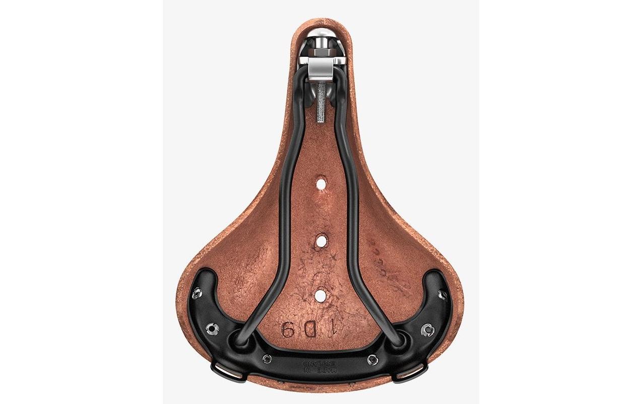 Fahrradsattel B17 Short, Braun<br>Ledersattel für Frauen und kleinere Fahrer