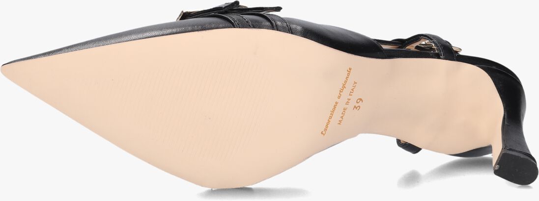 zwarte stefano lauran slingbacks 77212