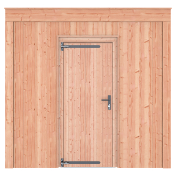 Tuinhuis Douglas hout onbehandeld 255 x 255 cm