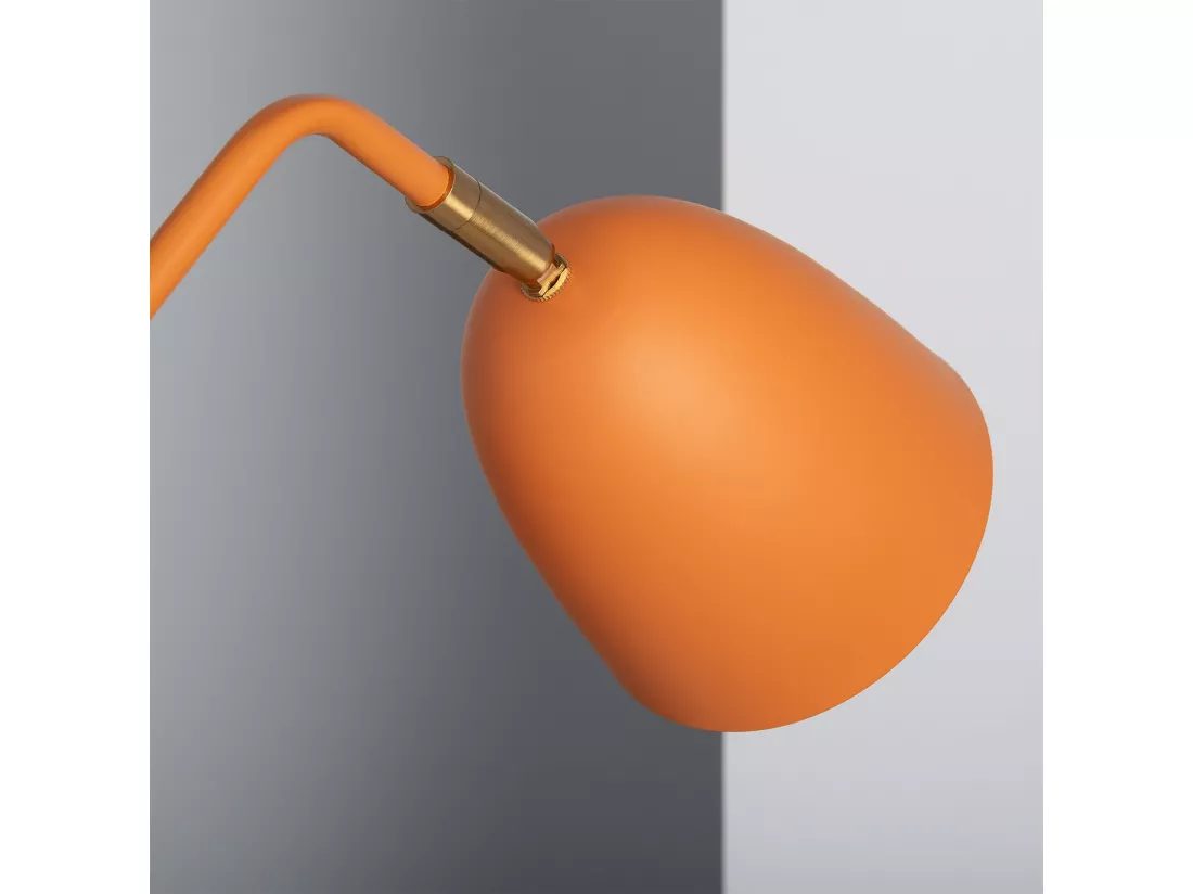 Lampe de Bureau Flex Métal Areso Orange Safran