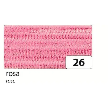 Folia Chenilledraht rosa, 500 x 8 mm