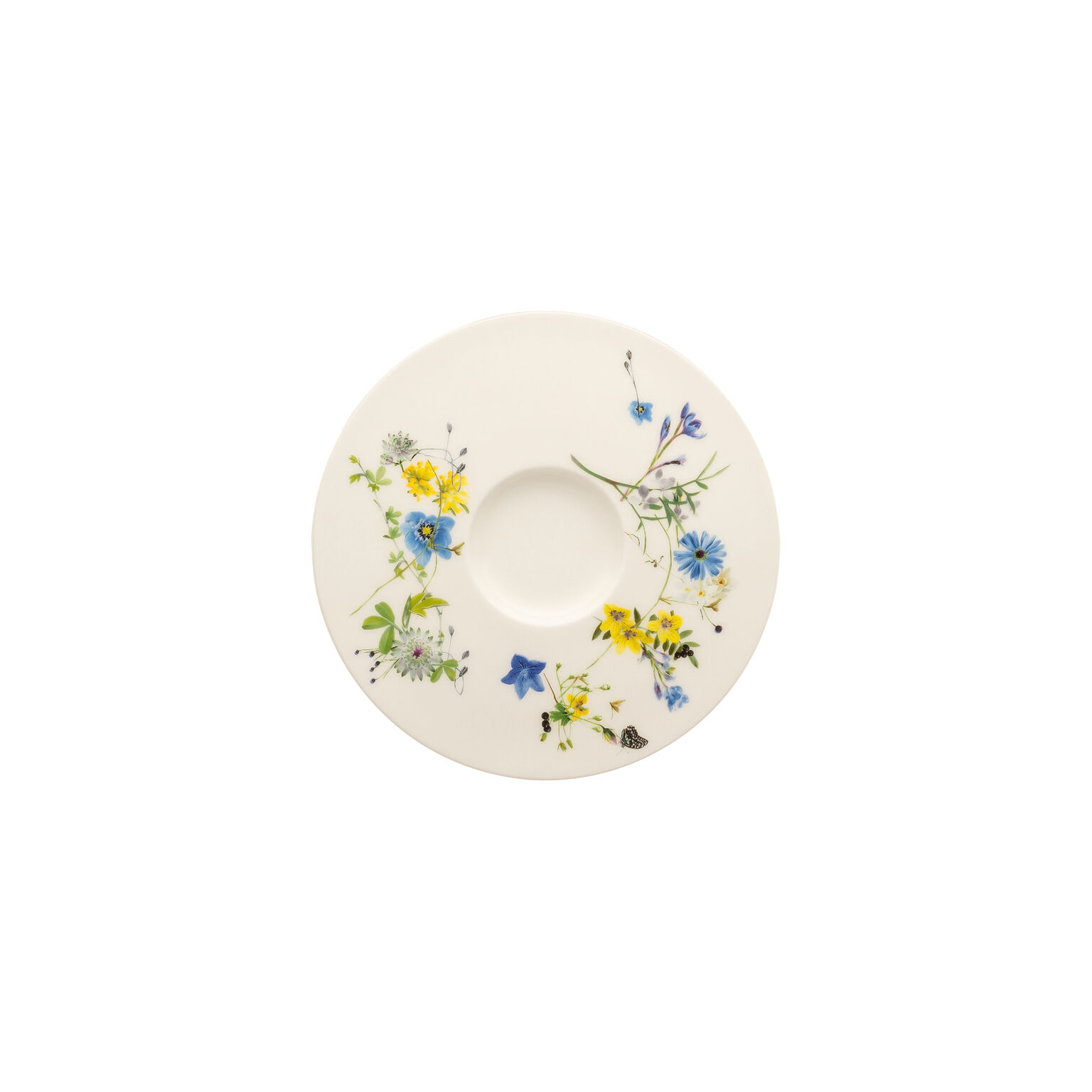 Brillance Bone China Fleurs des Alpes Tee-/Cappuccino-Untertasse
