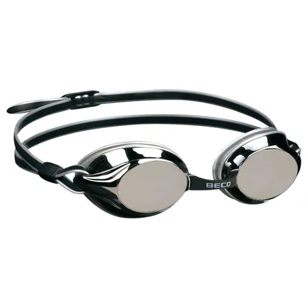 Beco Schwimmbrille schwarz silber, antifog 100% UV