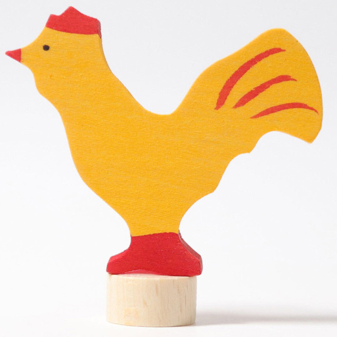 Grimm's decoratie figuur - gele haan