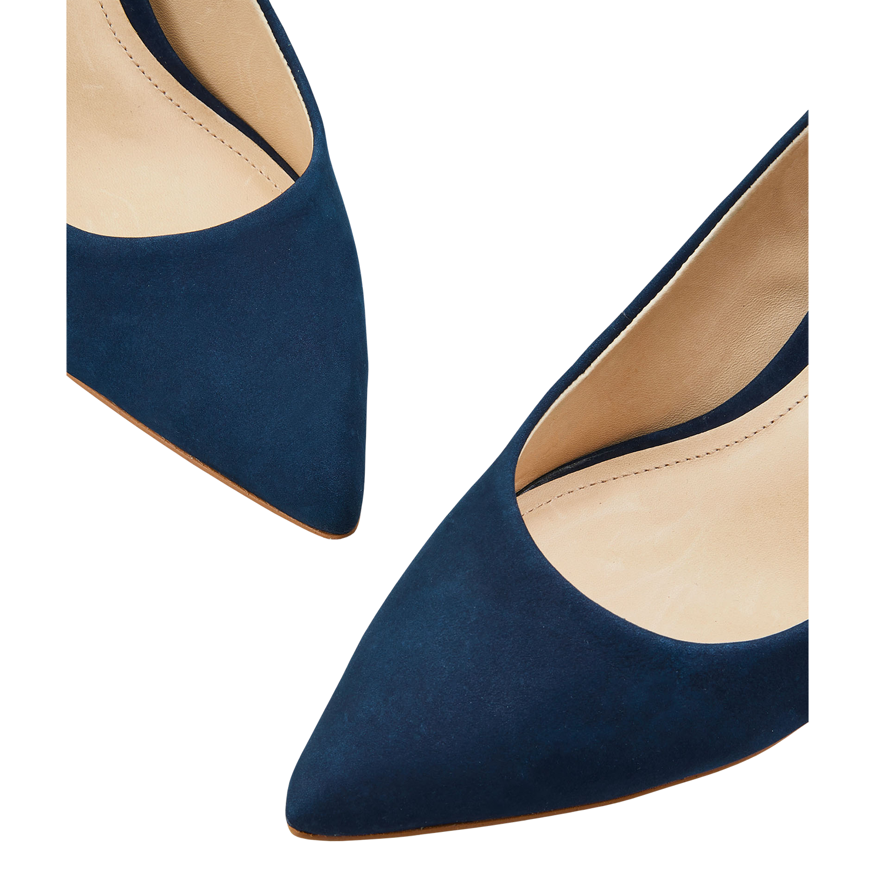 AZOA2 - Escarpins en cuir velours | Bleu