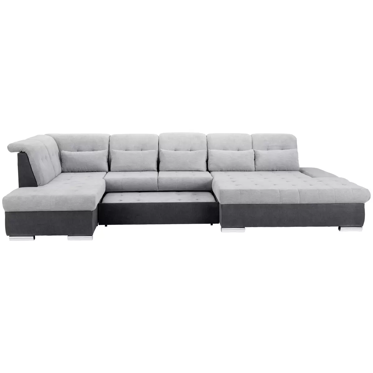 Wohnlandschaft Madera 129 x 285 anthrazit,grau