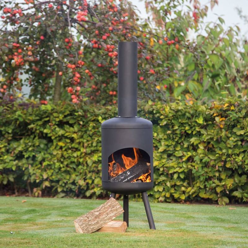 RedFire - Fuego - Tuinhaard - Zwart - Gepoeerdercoat Staal