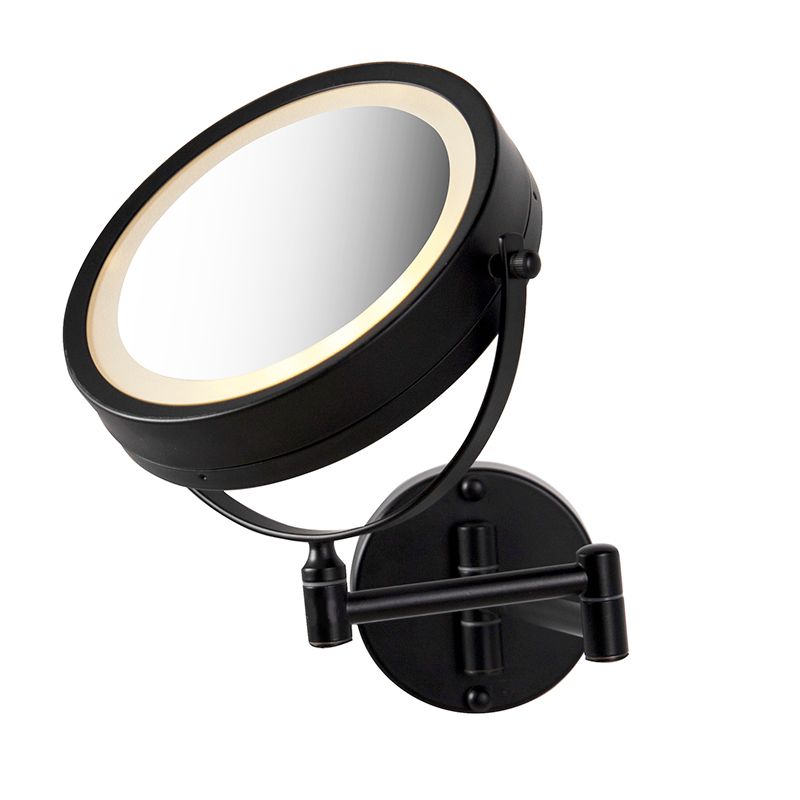 Design badkamerspiegel zwart incl. LED verstelbaar IP44 - Vicino