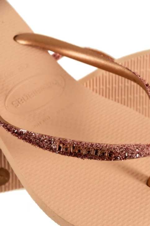 tongs havaianas slim glitter ii 3606 ballet rose