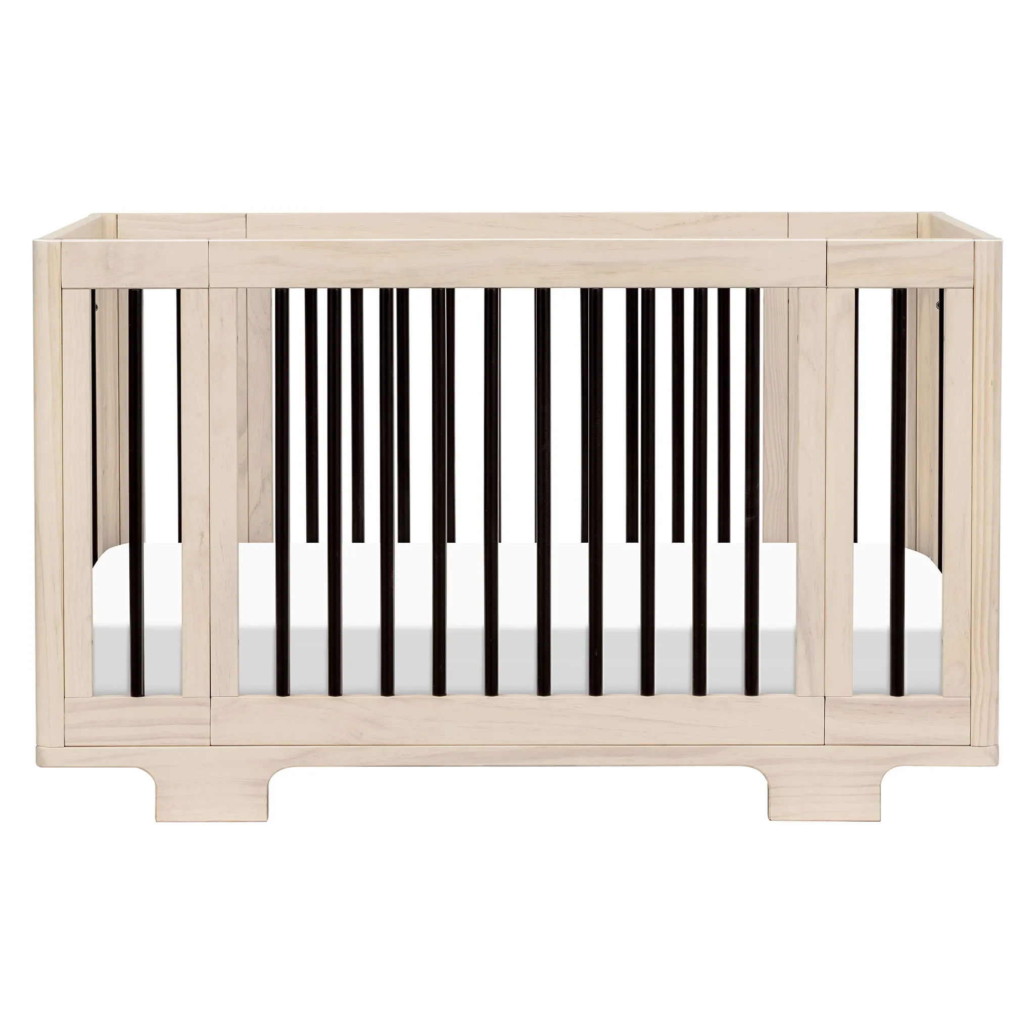 Babyletto Couchette Convertible 8 en 1 Yuzu - Naturel Lavé  Noir