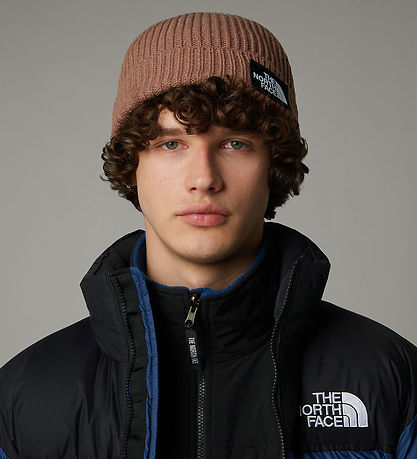 The North Face Mütze - Strick - Logo Box Gefesselt - Latte