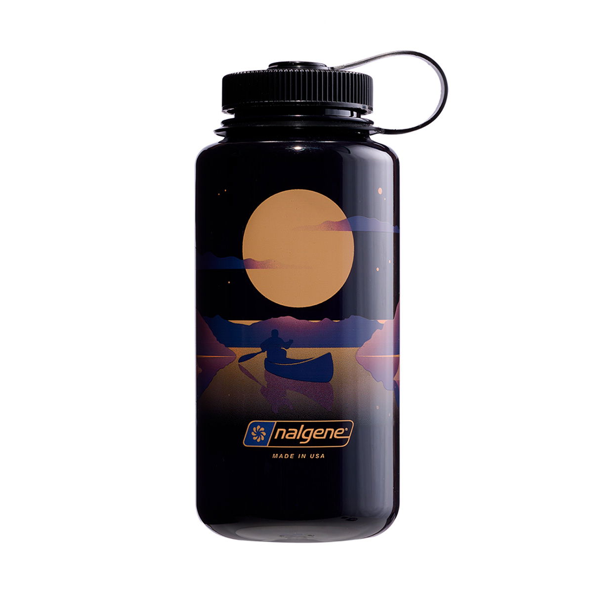 Nalgene Wide Mouth Sustain drikkedunk 1 L (Grey Moonset)